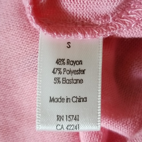 PJ Salvage Let's Flamingle Pink Long Sleeve Top-S - Picture 9 of 12